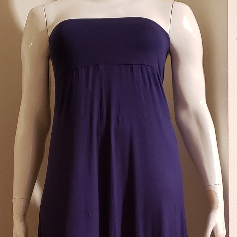 Plus Size strapless Maxi dress